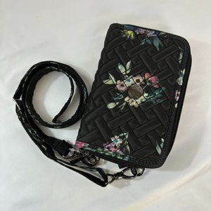 Lug Quickstep Convertible Wallet Crossbody in Bouquet Black